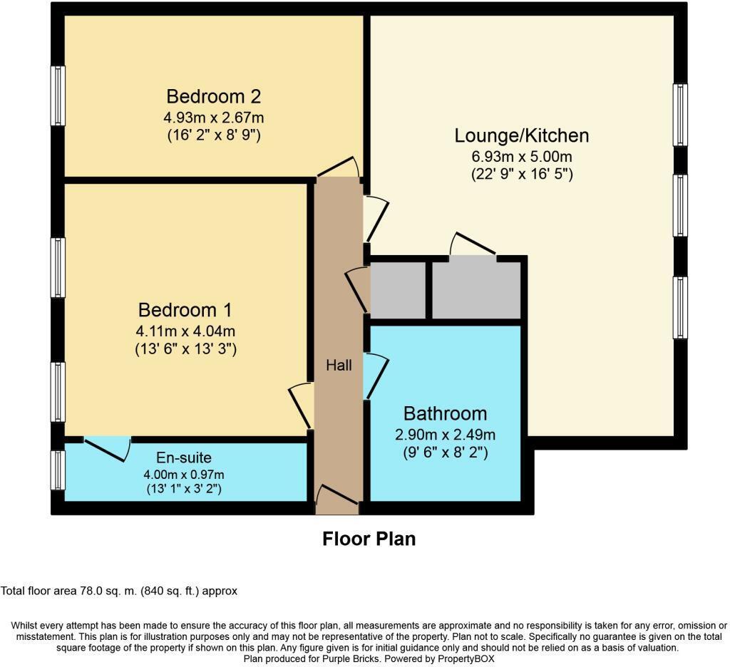 Lincoln Road, Peterborough, PE1 floorplan