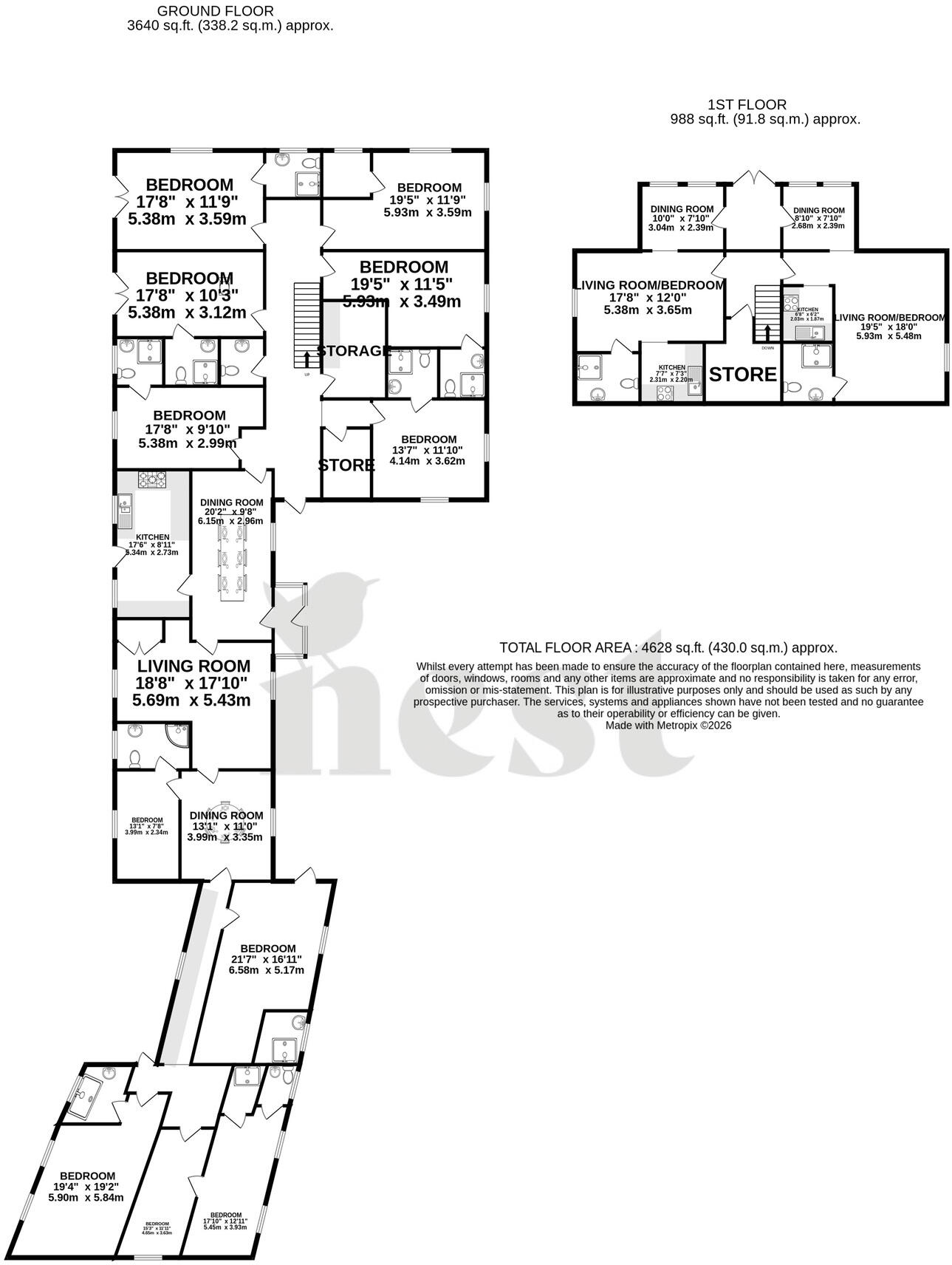 Wrantage, Taunton, Somerset floorplan