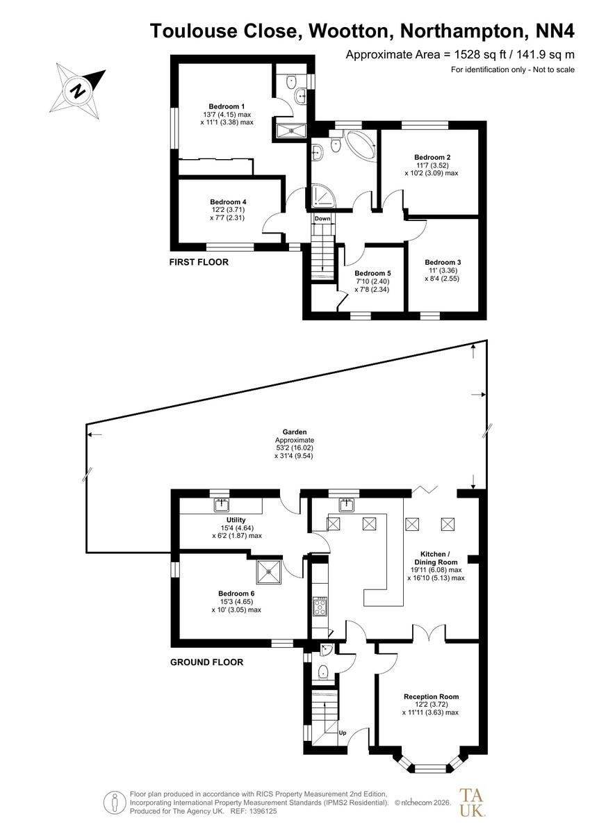 Toulouse Close, Wootton Northampton, NN4 floorplan