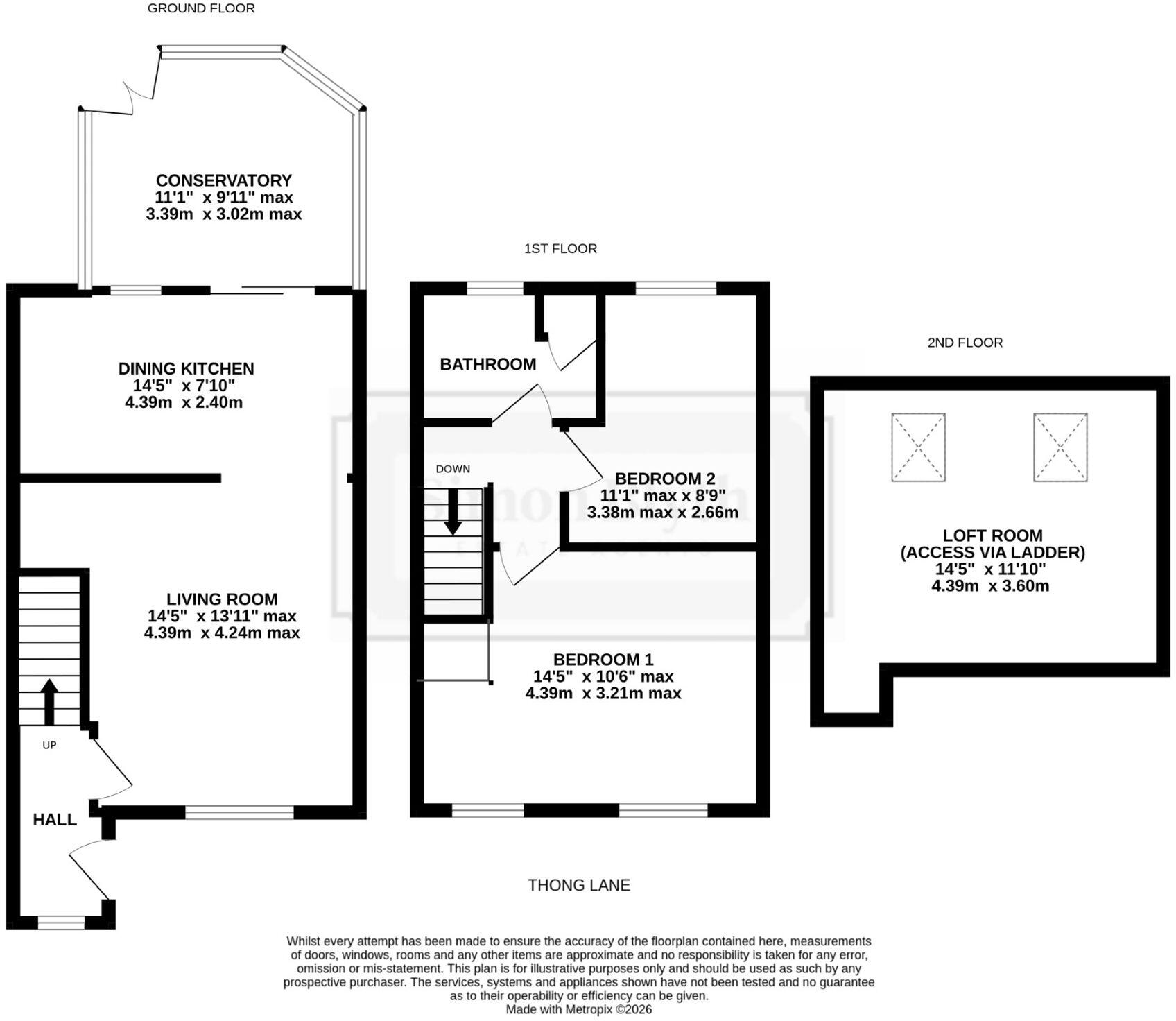 Thong Lane, Holmfirth, HD9 floorplan