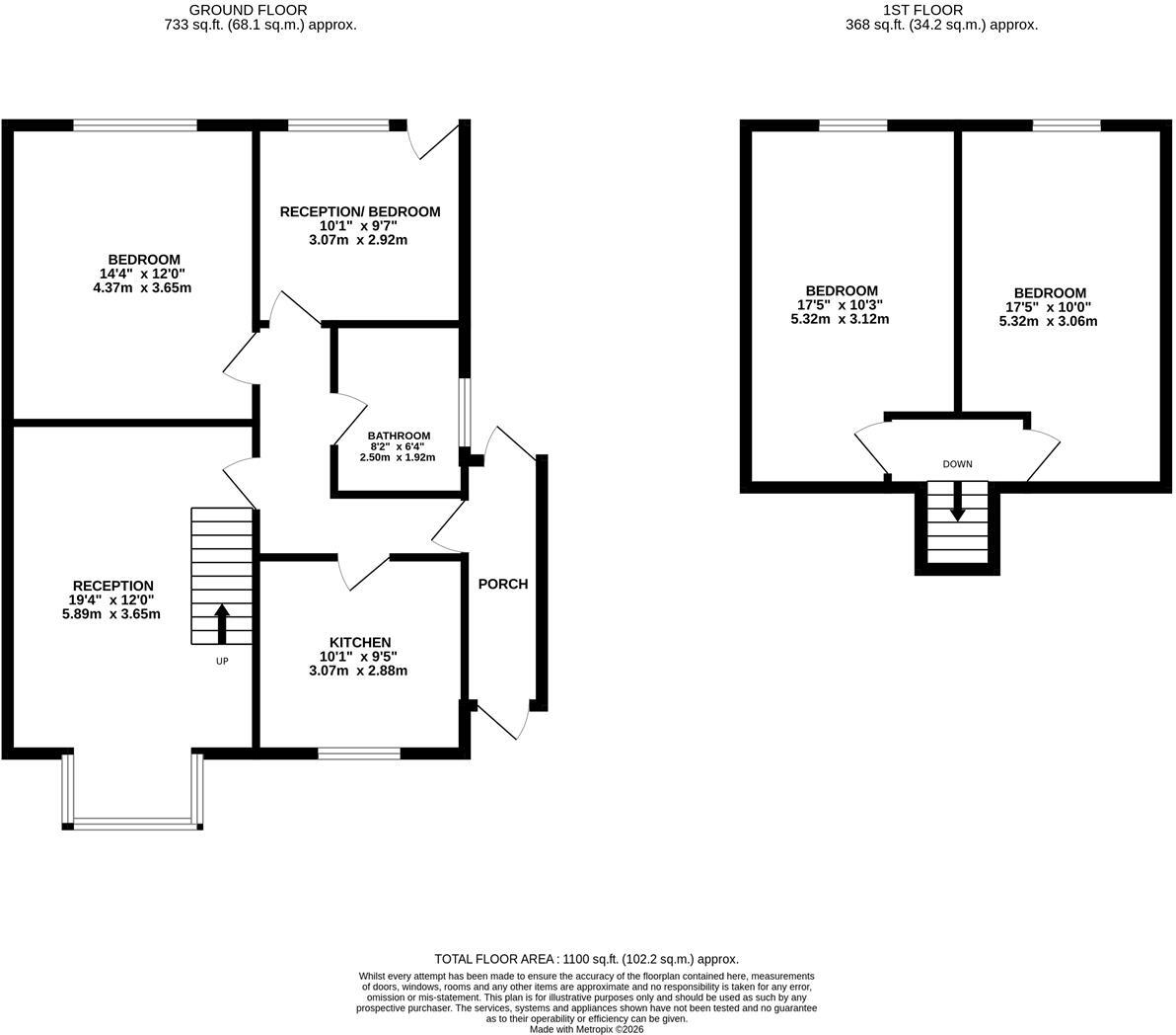 The Nook, Watling Street, Mountsorrel floorplan