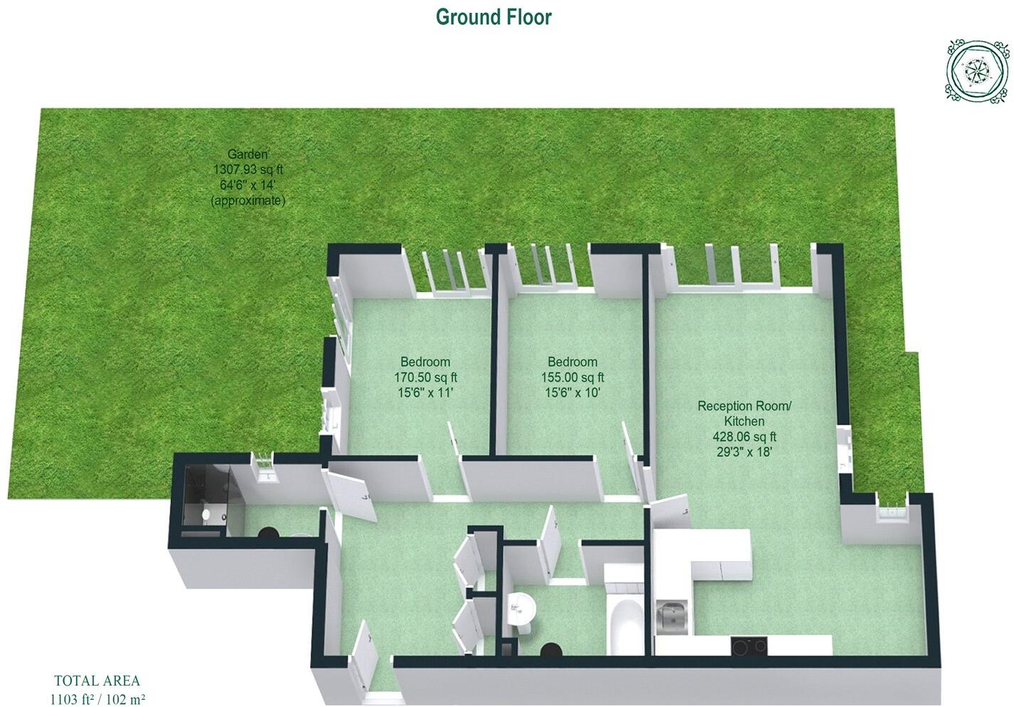 Roman Way, London, N7 floorplan