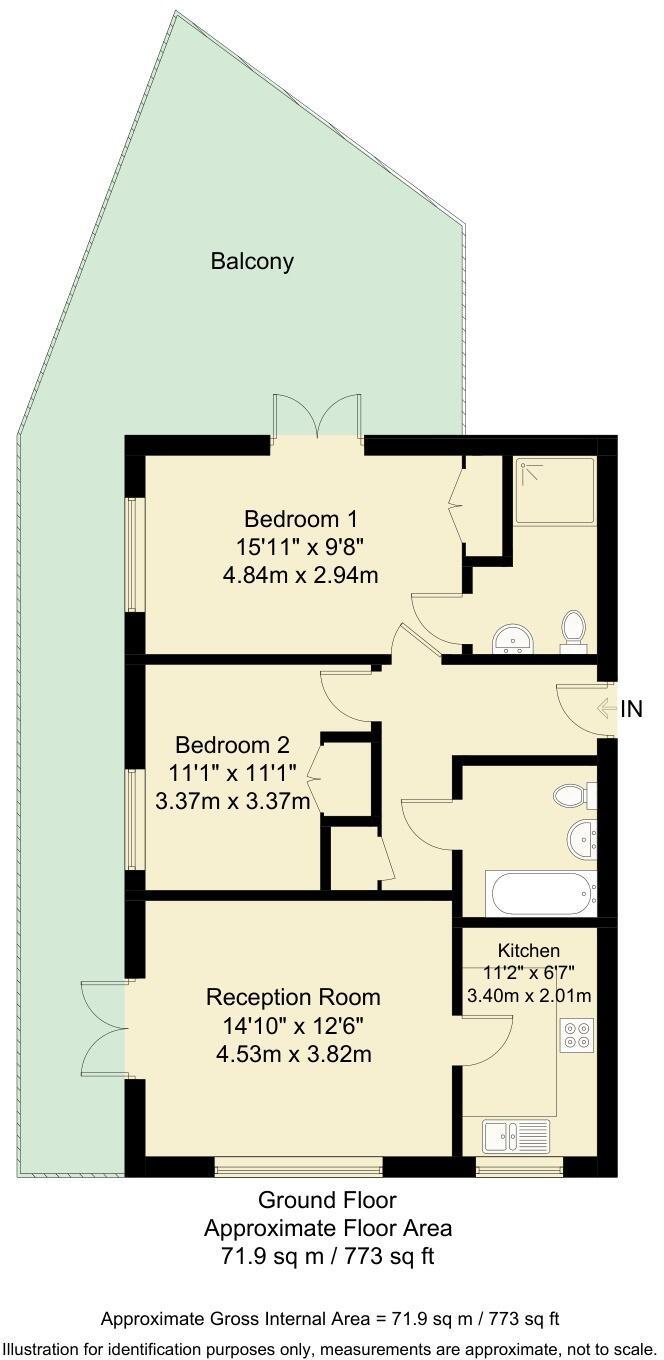 Watling Mansions, Watling Street, Radlett, Hertfordshire WD7 floorplan