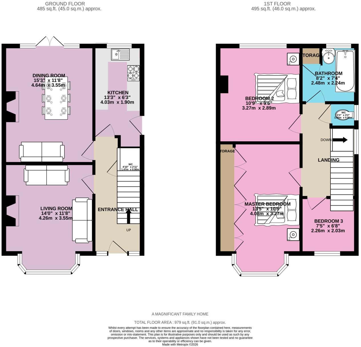 Southbrooke Avenue, Hartlepool, TS25 5JB floorplan