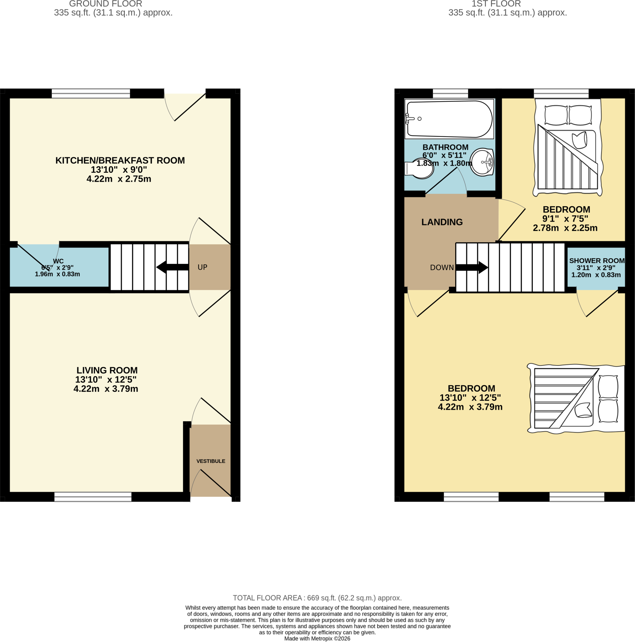 Moorland Road, Woodsmoor floorplan