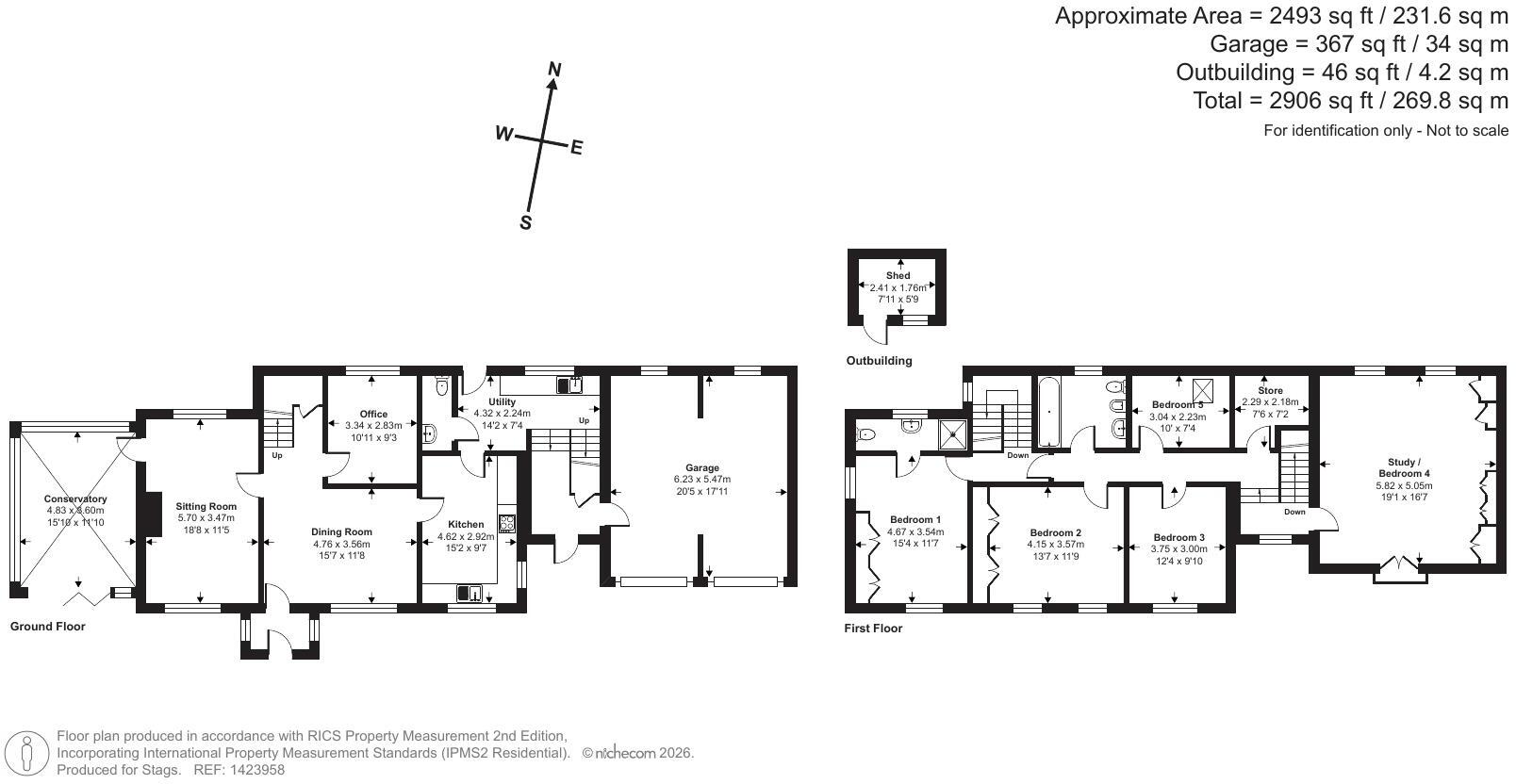 Fairfax, Chideock, Bridport floorplan