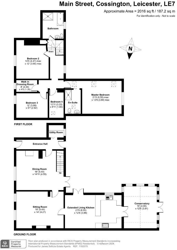 Main Street, Cossington, Leicestershire floorplan