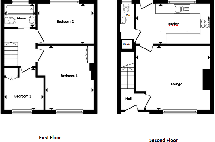 Chamberlain Road, Rugby floorplan
