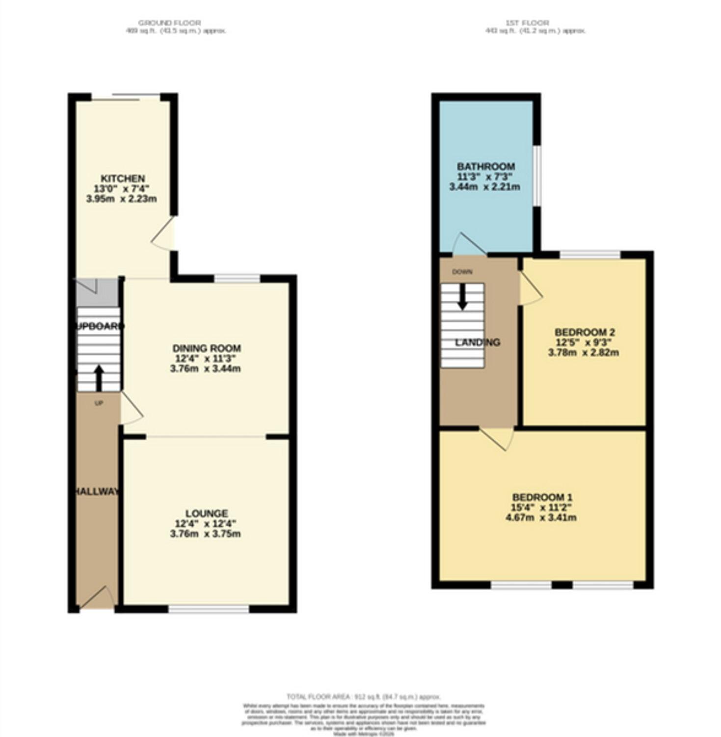 Richmond Street, Mansfield, NG18 floorplan
