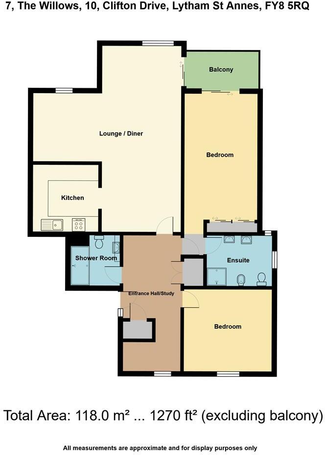 The Willows, Clifton Drive, Lytham floorplan
