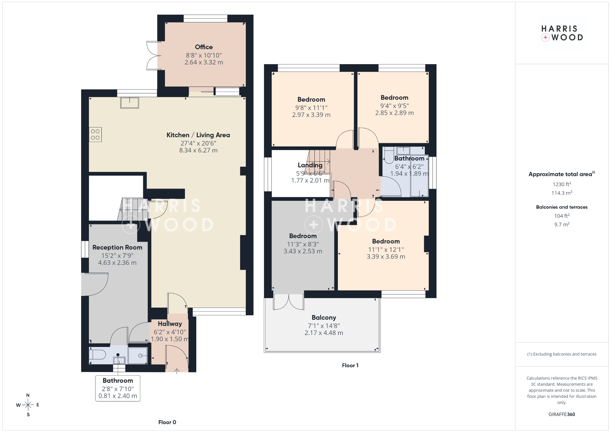 Redwood Close, Colchester, Essex, CO4 floorplan