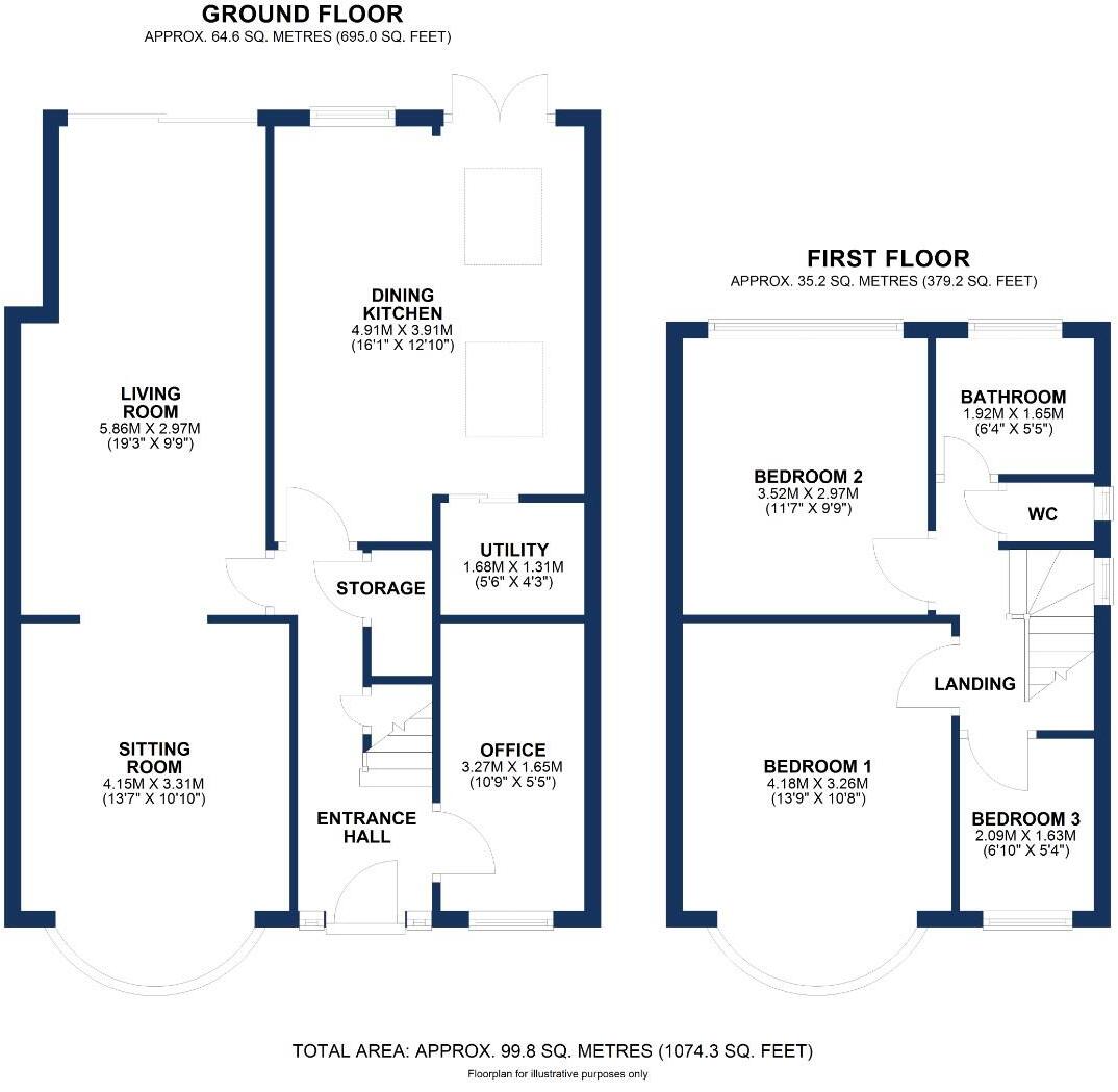 Crofton Avenue, Timperley floorplan