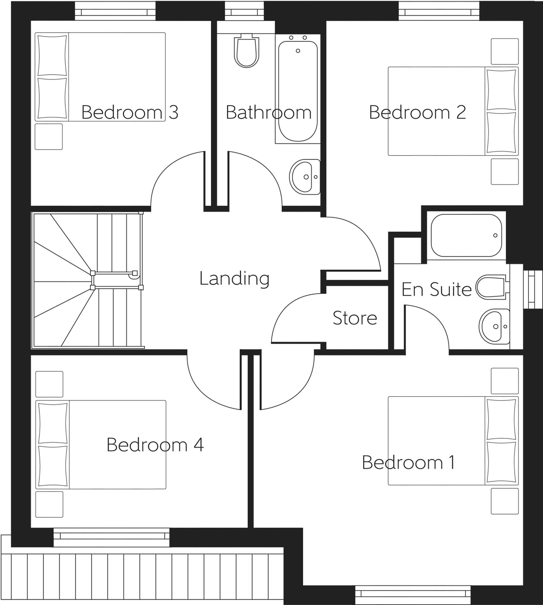 Off Castlehill, 
Elphinstone
EH33 2LY floorplan