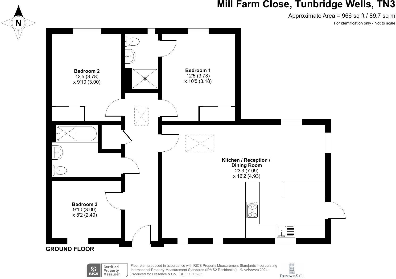 Mill Farm Close, Tunbridge Wells, TN3 floorplan