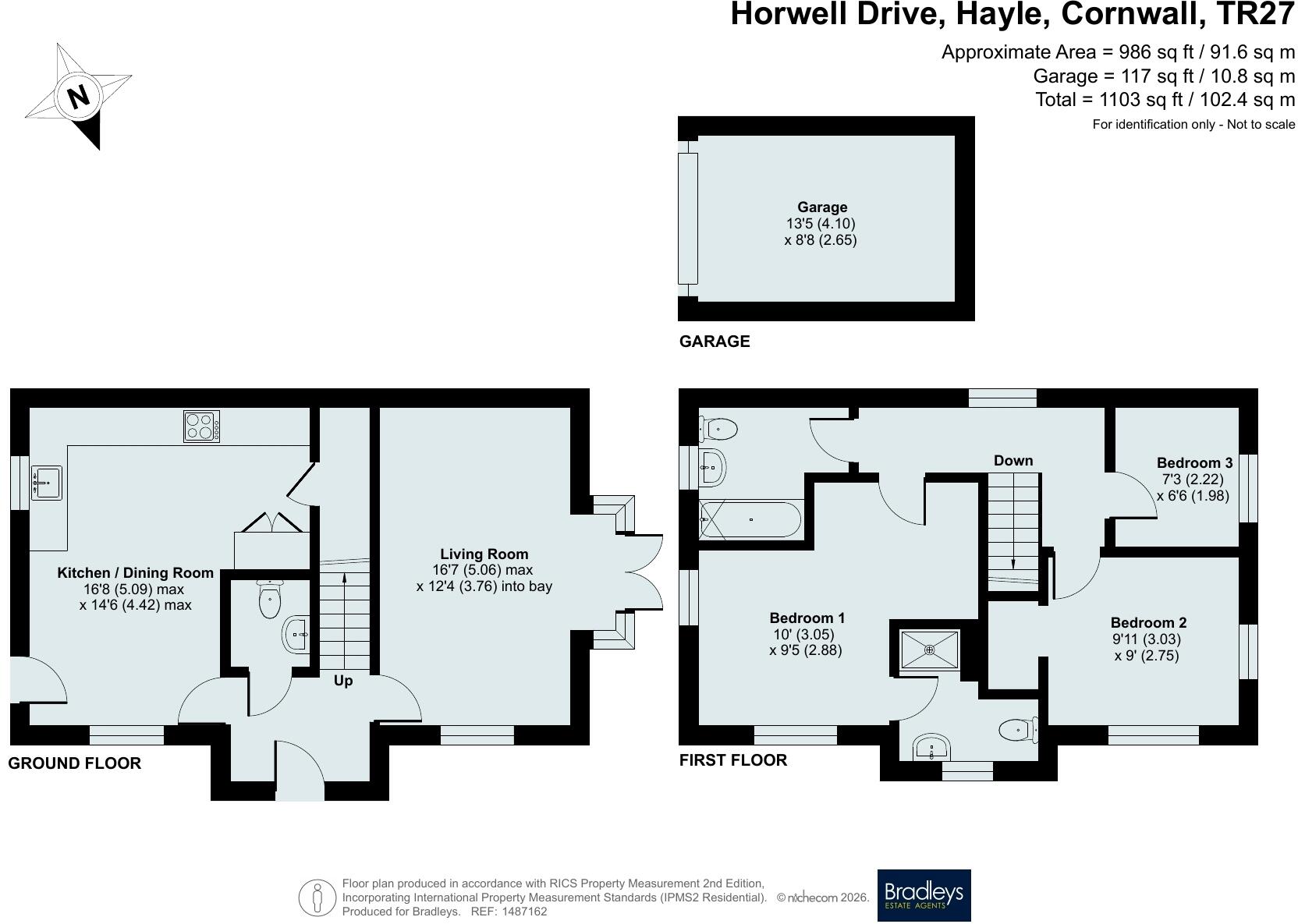 Horwell Drive, Hayle, Cornwall, TR27 floorplan