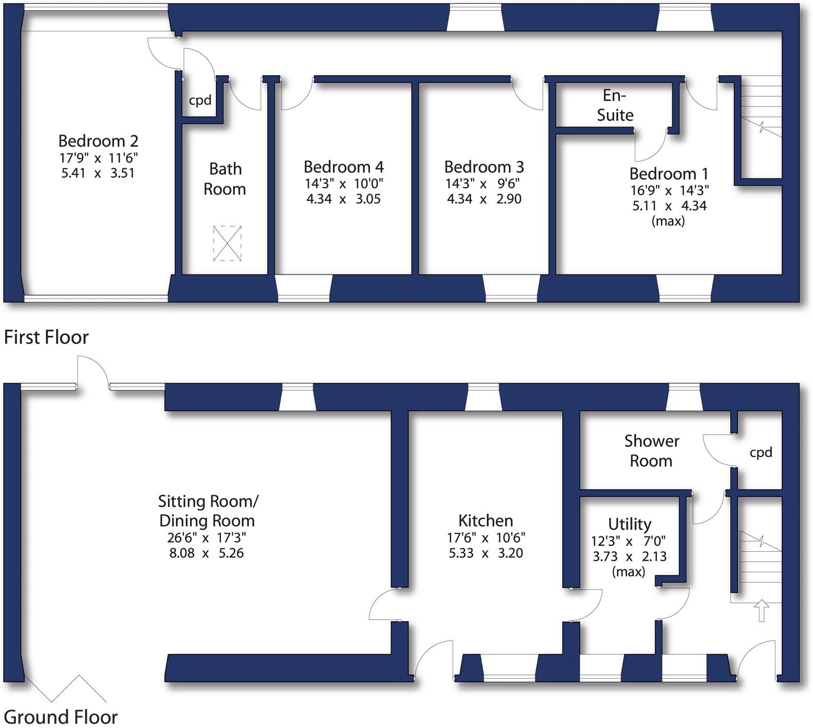 Poole Row, Burton Salmon, LS25 floorplan