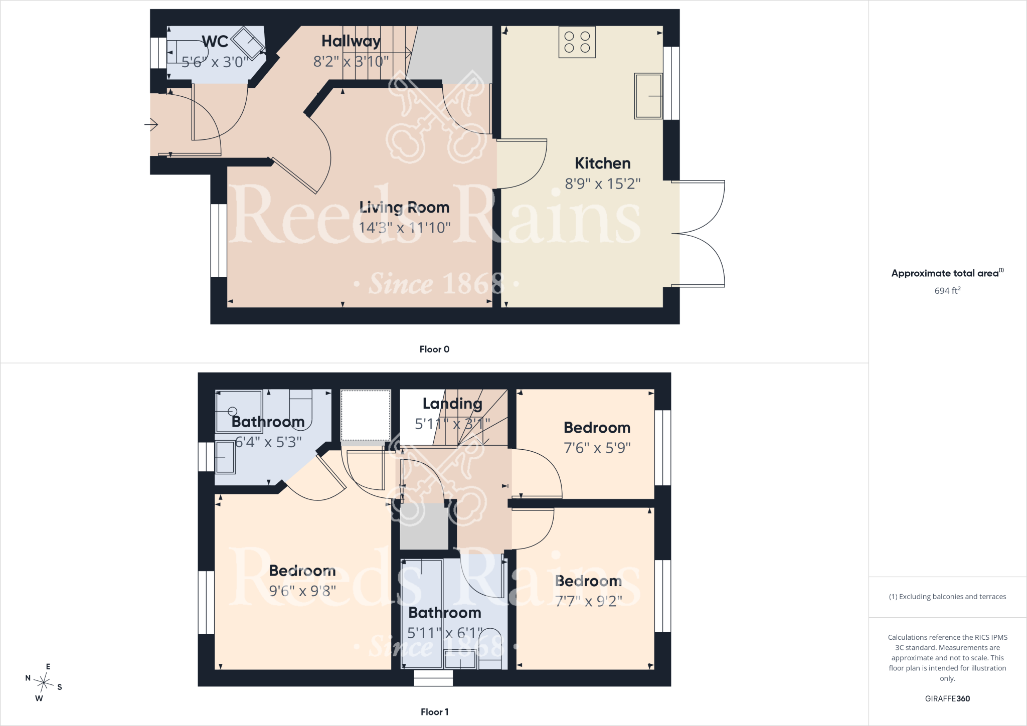Brookes Lane, Hemlington, Middlesbrough, North Yorkshire, TS8 floorplan