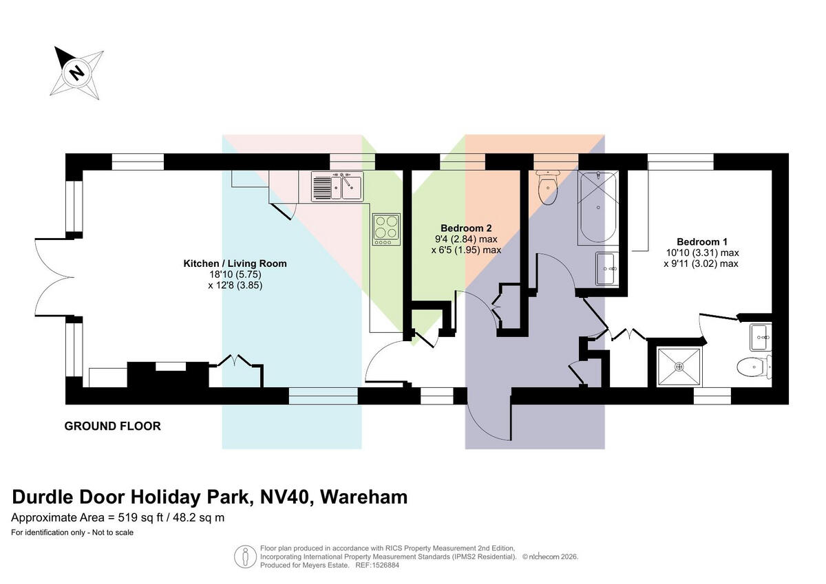 Durdle Door Holiday Park, Wareham, BH20 5 floorplan