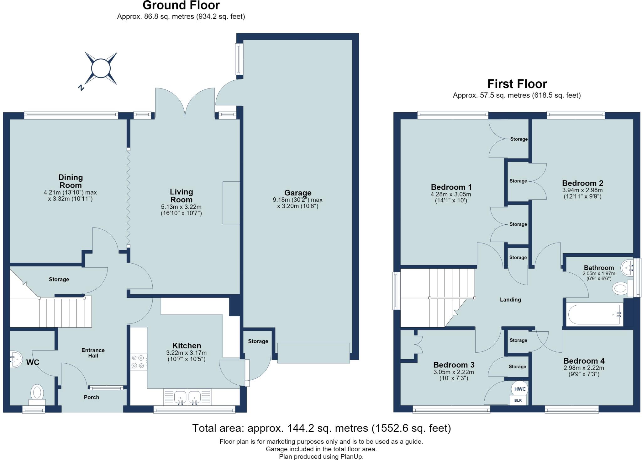 Augustus Close, St. Albans, Hertfordshire, AL3 floorplan