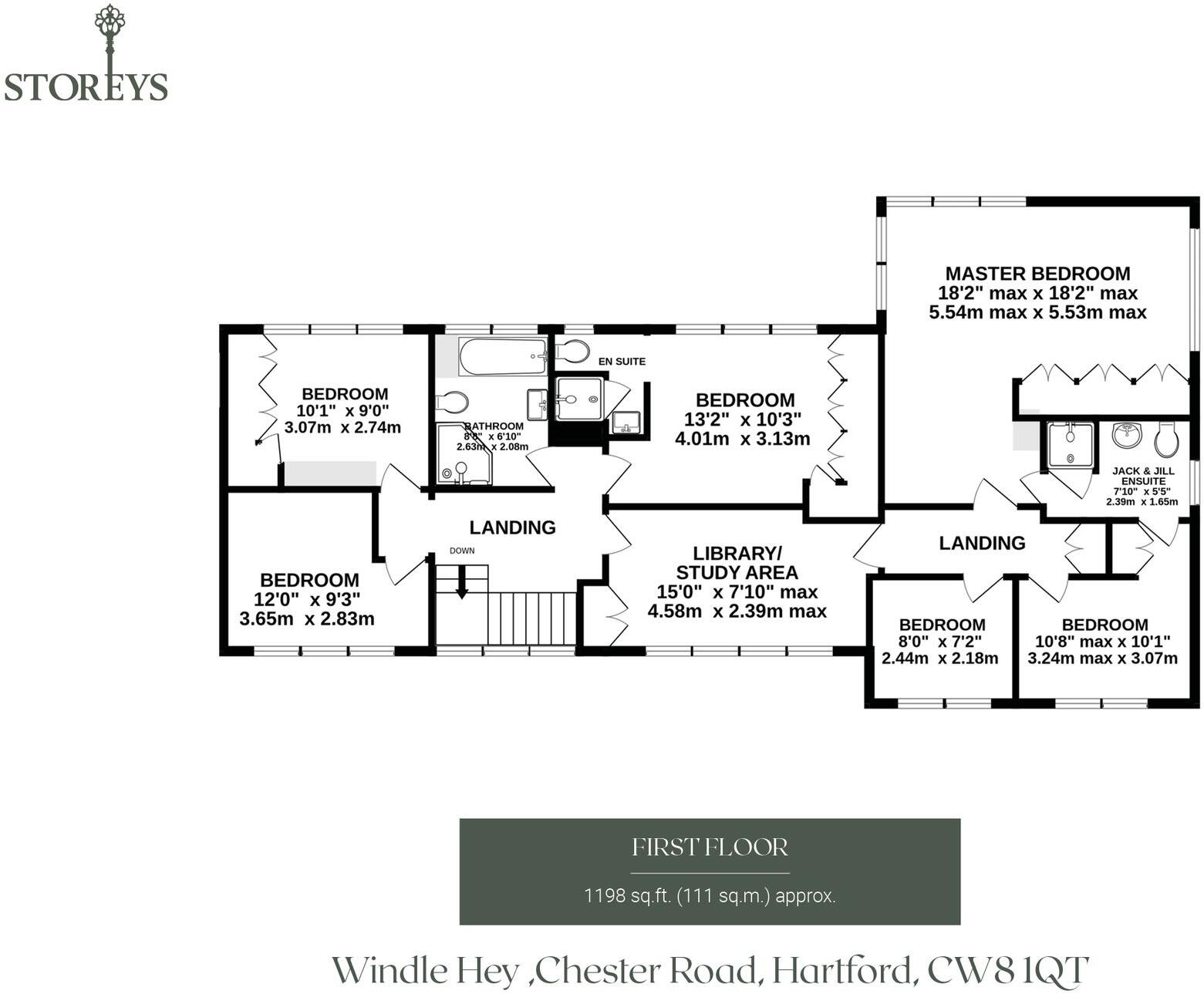 Windle Hey, Chester Road, Hartford, CW8 1QT floorplan