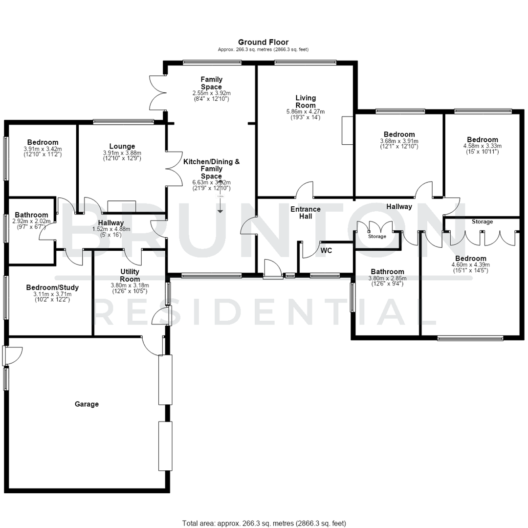 The Dell, Morpeth, NE61 floorplan