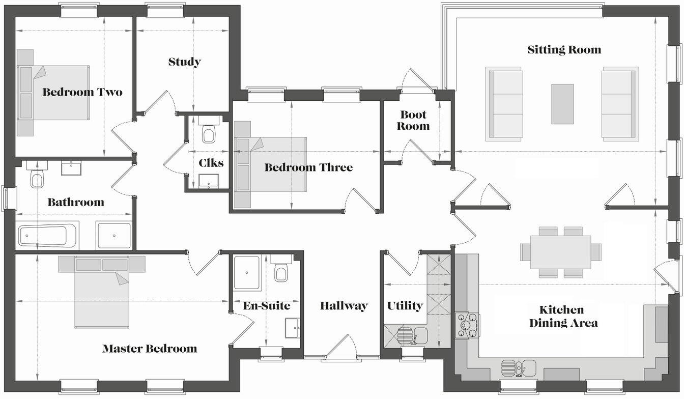 The Drey, Hazel Shrub, Bentley floorplan