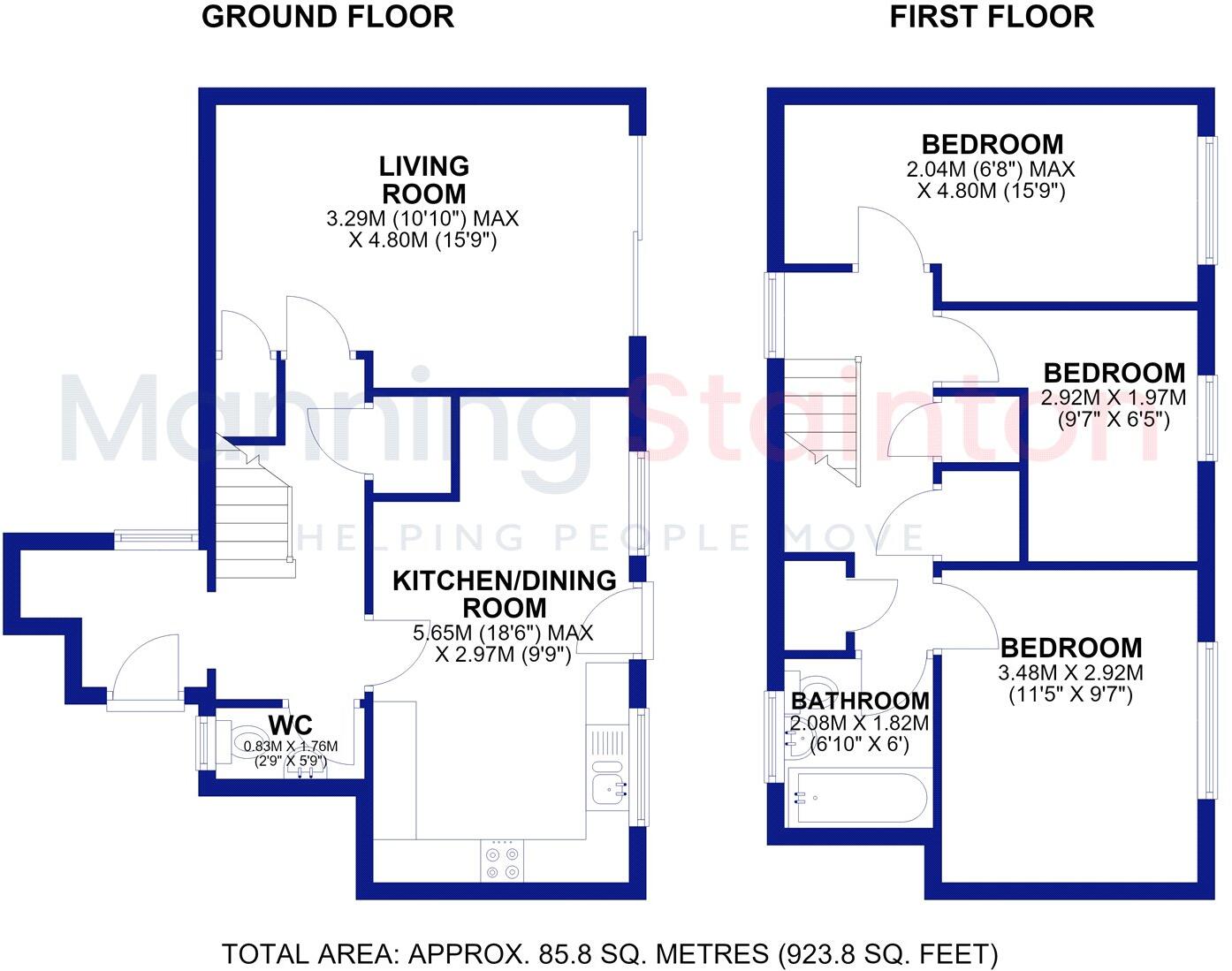 Holtdale Place, Leeds, West Yorkshire floorplan