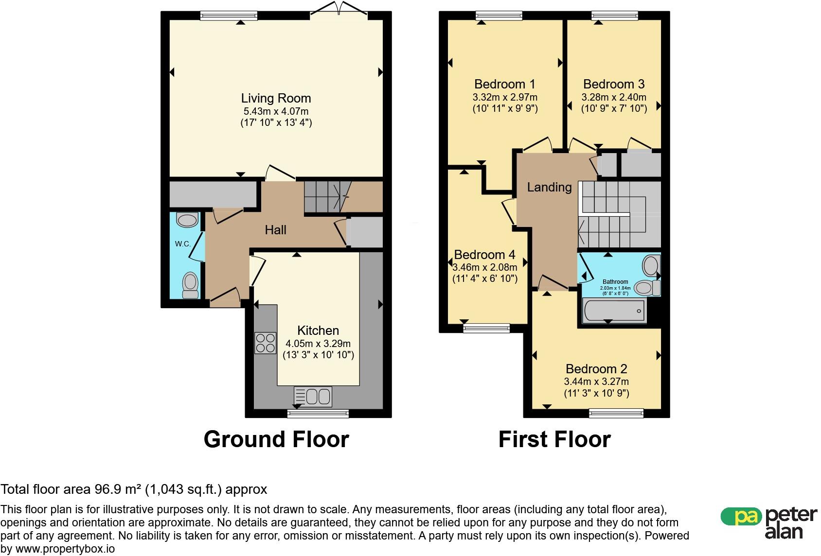 Fishermans Walk, Bulwark, CHEPSTOW floorplan