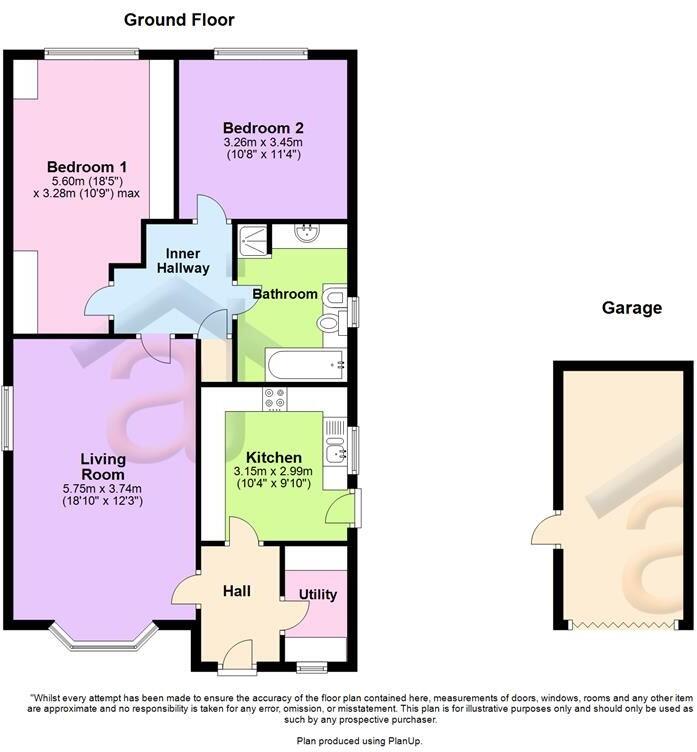 Knob Hall Gardens PR9 9RF floorplan