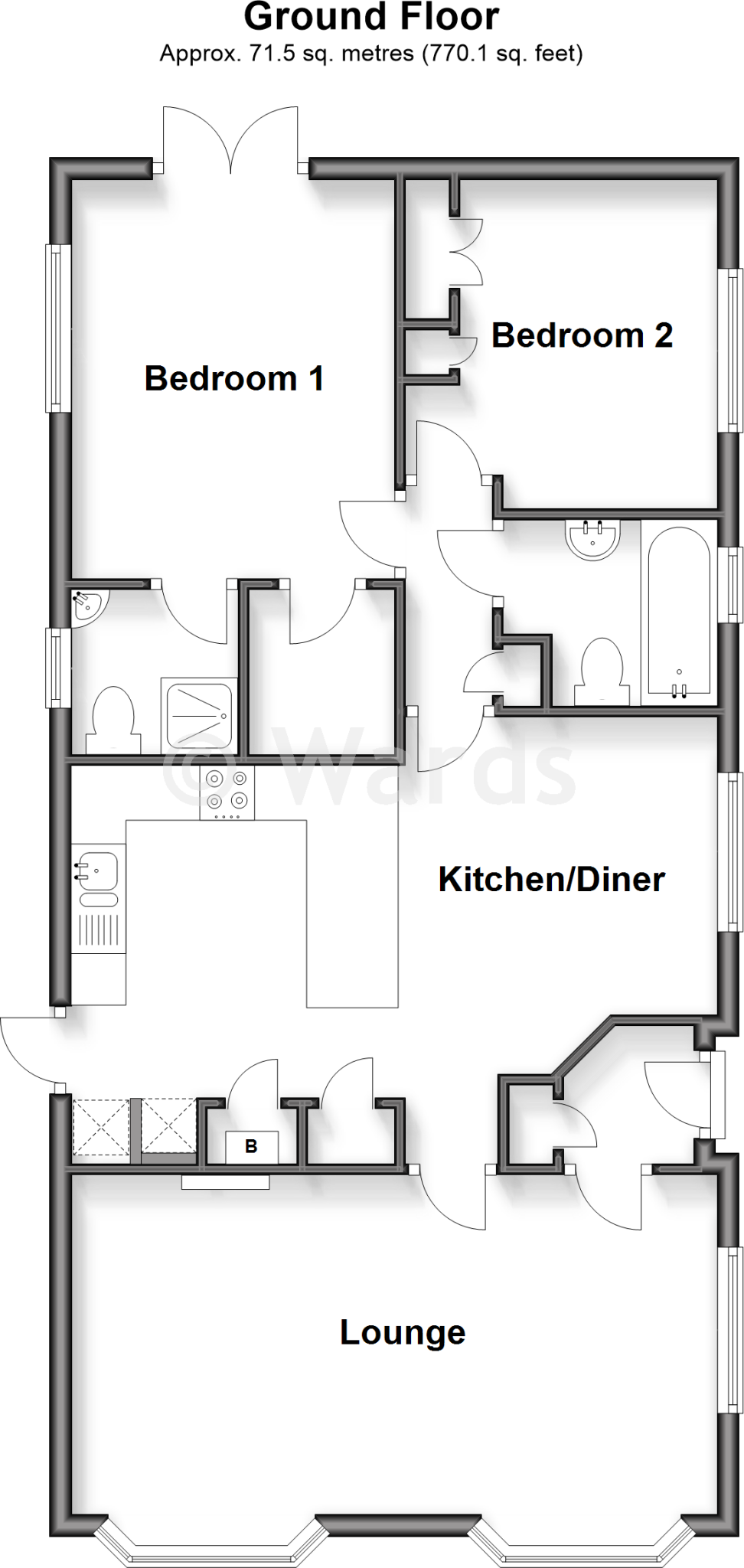 Stone Street, Petham, Kent floorplan