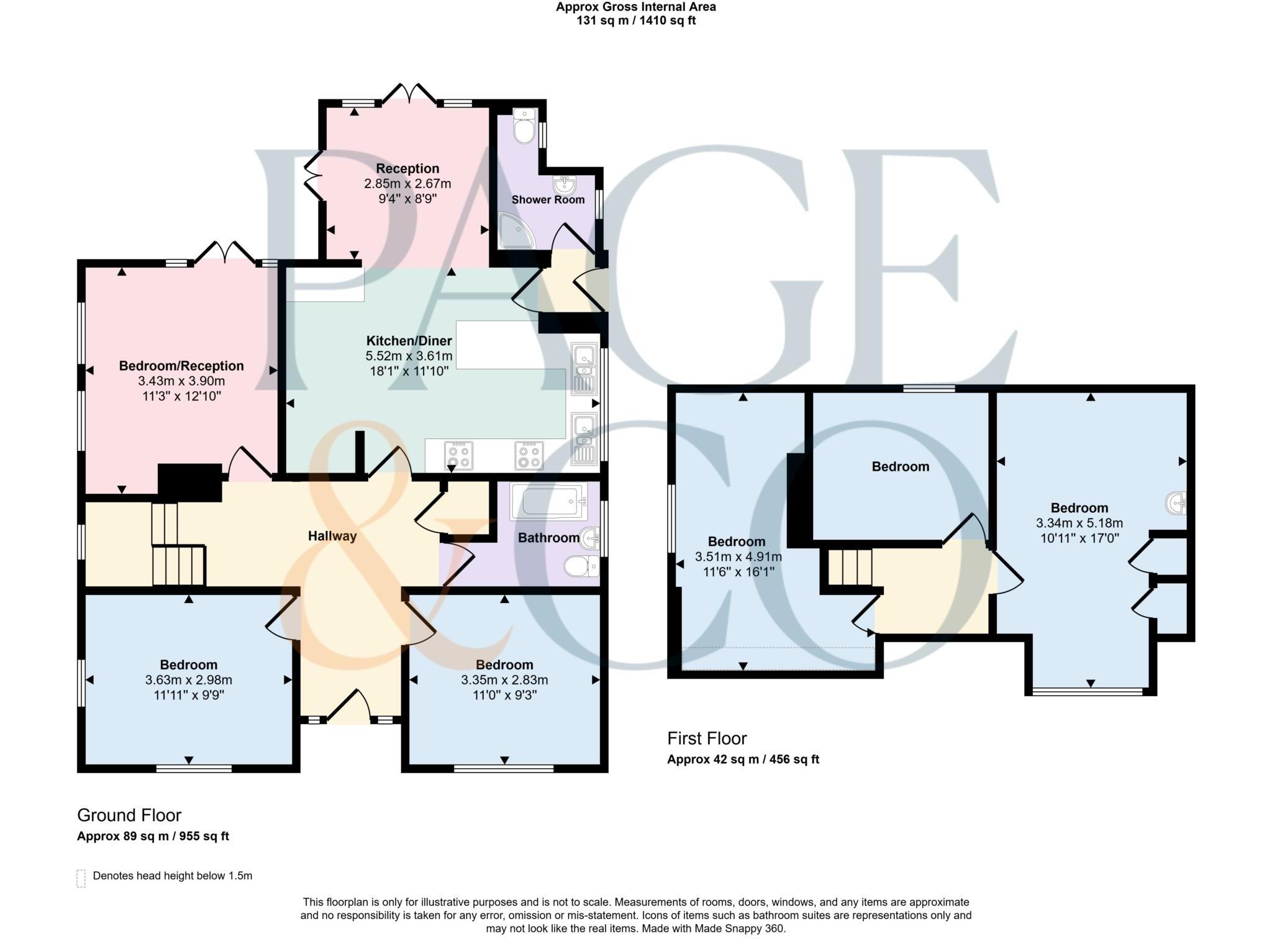 Downs Road, Canterbury floorplan