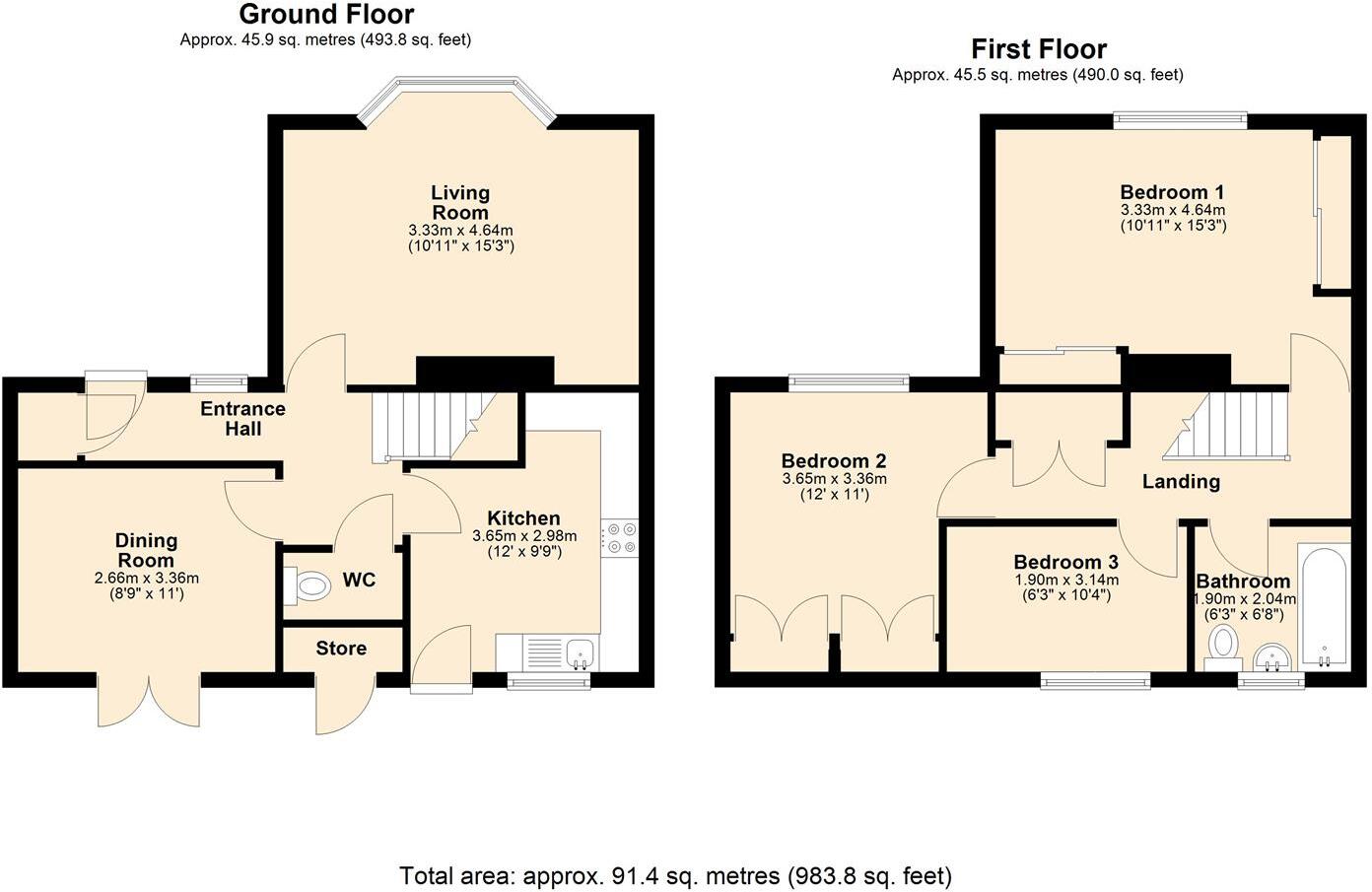Heath Road, Sheffield floorplan