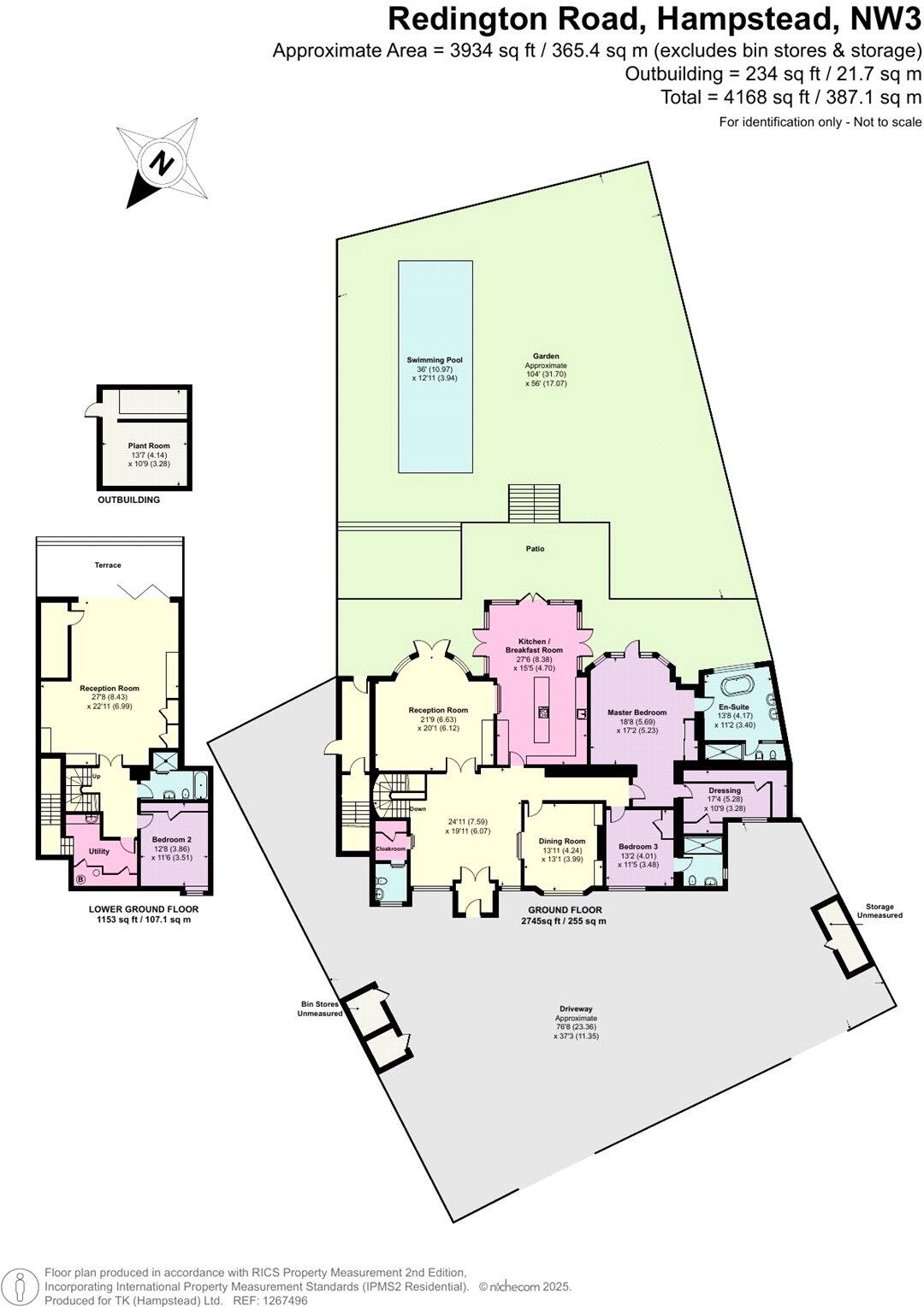 Redington Road, Hampstead, London, NW3 floorplan