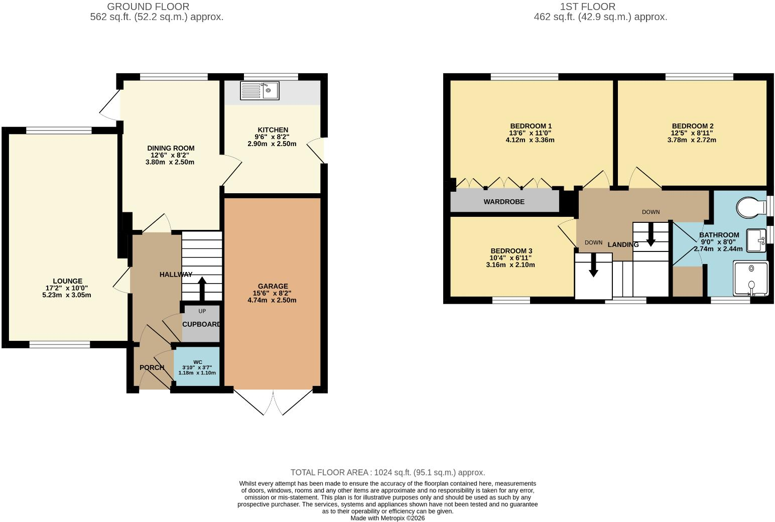 Dean Drive, Wilmslow floorplan