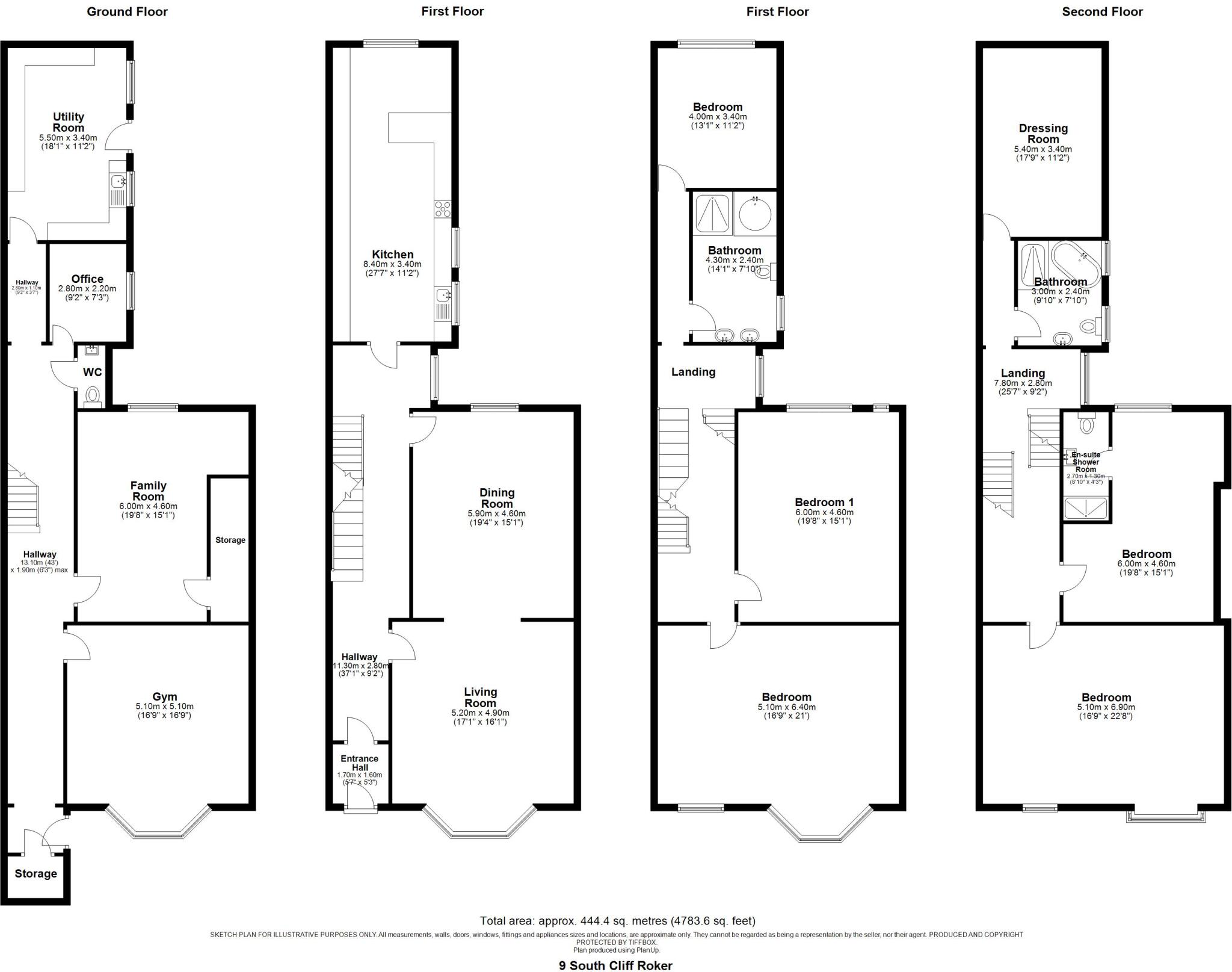 South Cliff, Roker, Sunderland, SR6 floorplan
