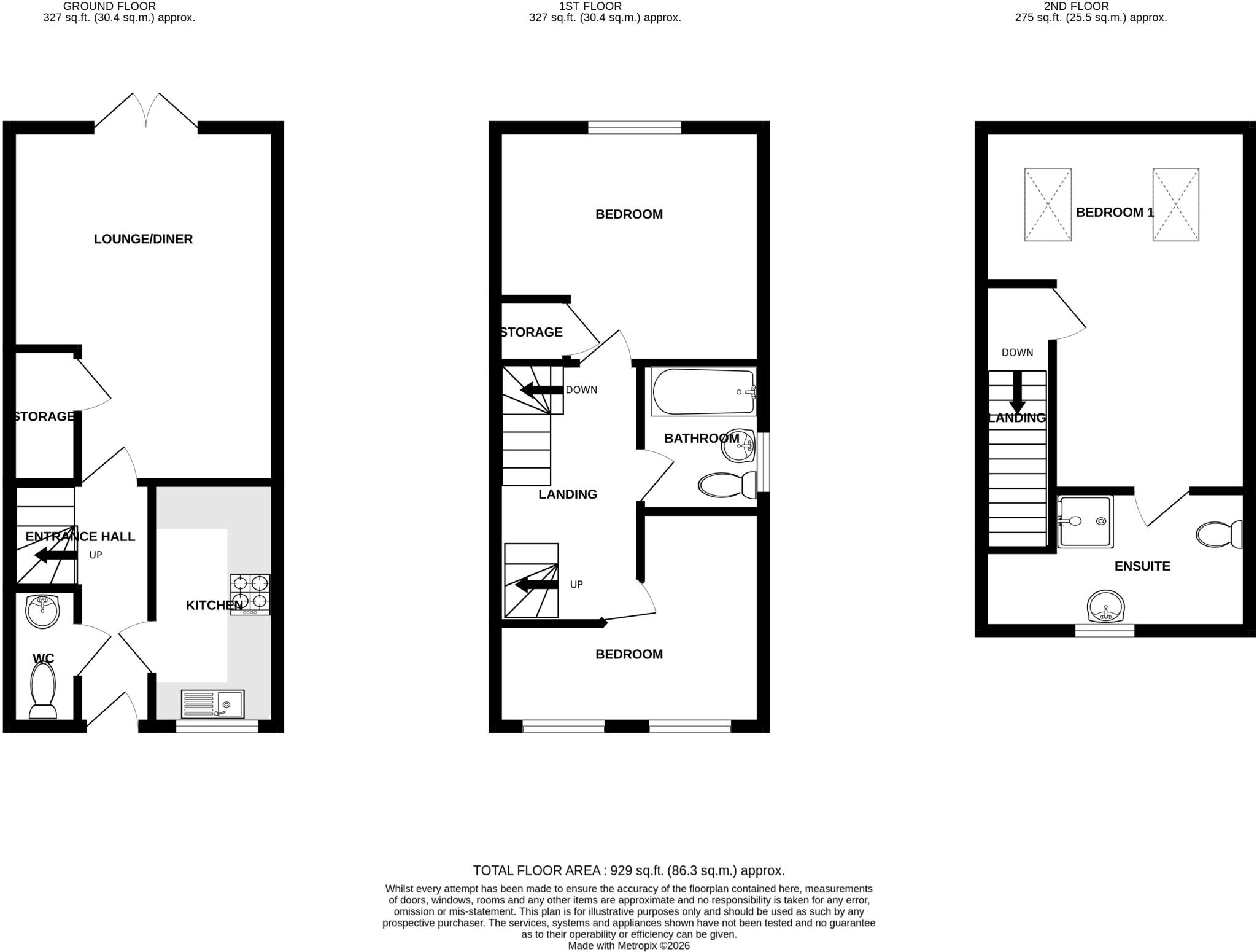 Homerton Close, Ellesmere Port floorplan