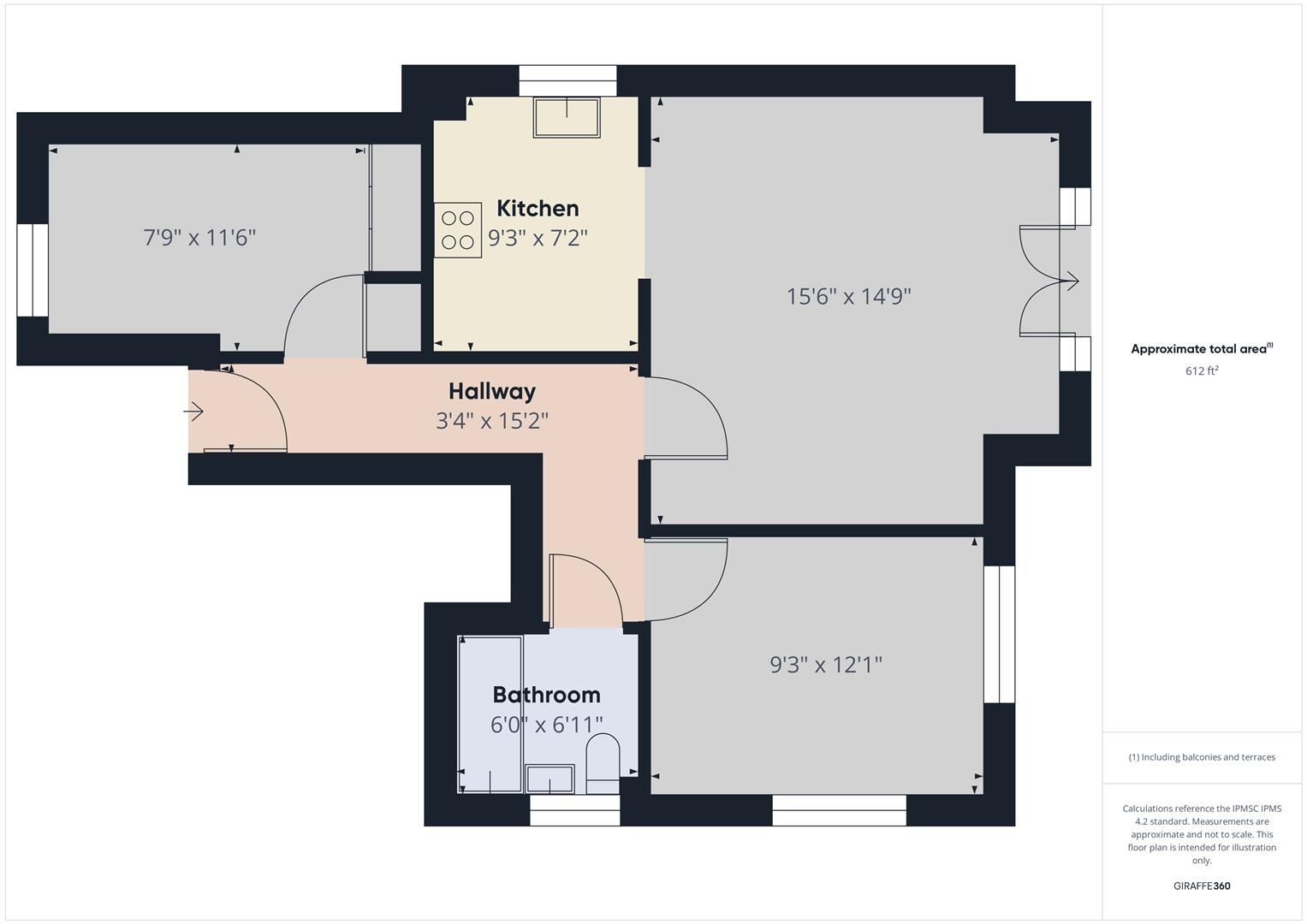 Flat 8 Grove Mill Court, Grove Road, Hitchin floorplan