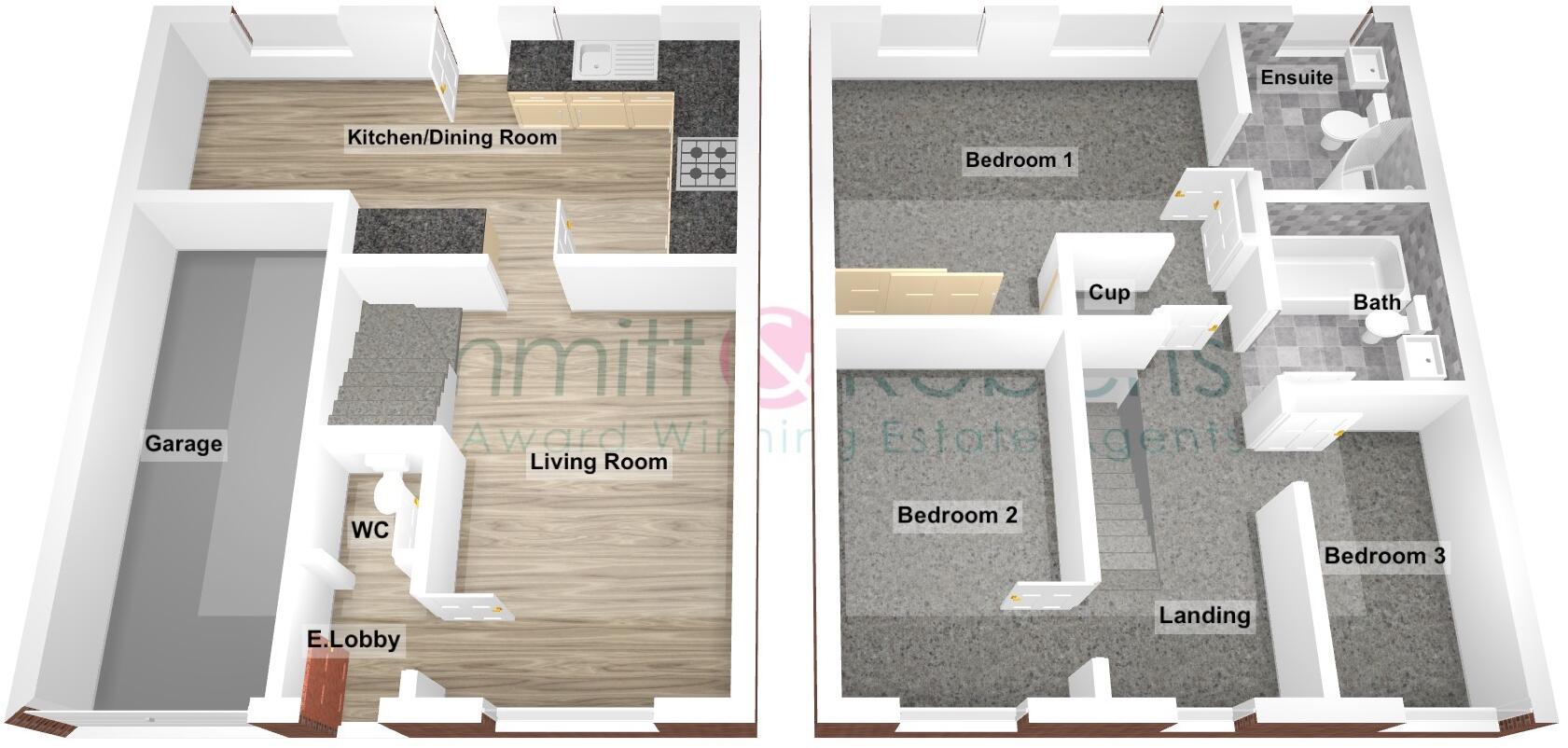 Redwing Close, Easington Lane, Houghton Le Spring, Tyne And Wear, DH5 0GR floorplan