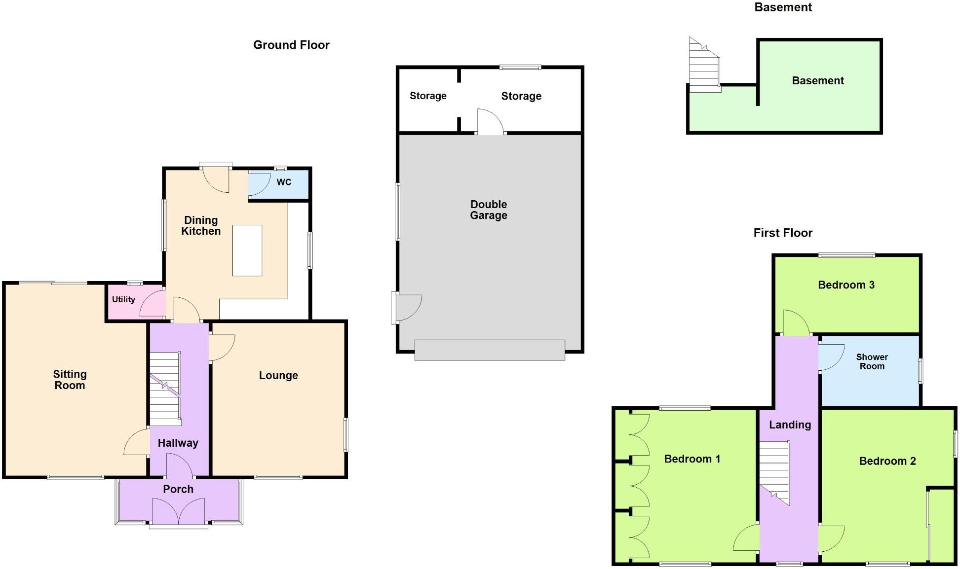 Turpin Green Lane, Leyland, Lancashire, PR25 floorplan