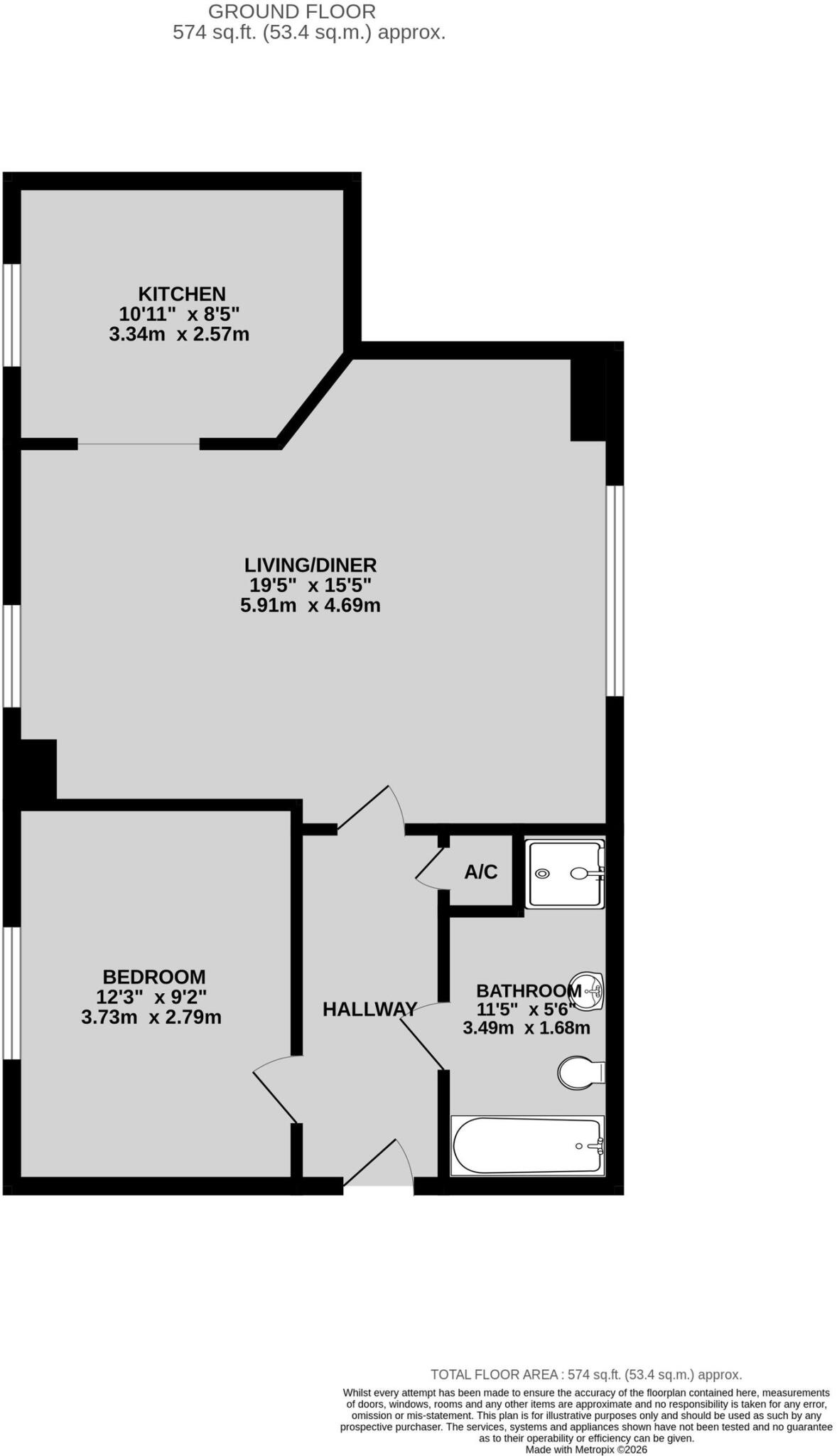 Rosemary Drive, Banbury OX16 1EZ floorplan