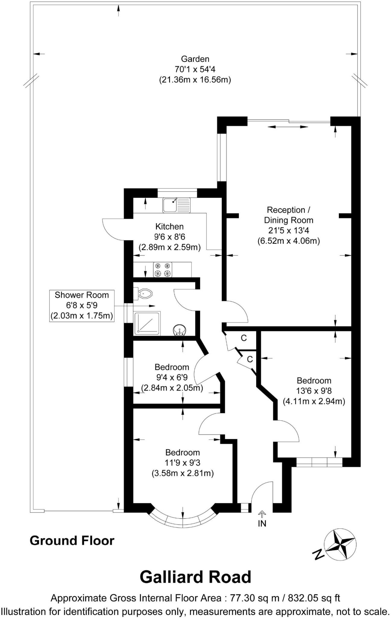 Galliard Road, London floorplan