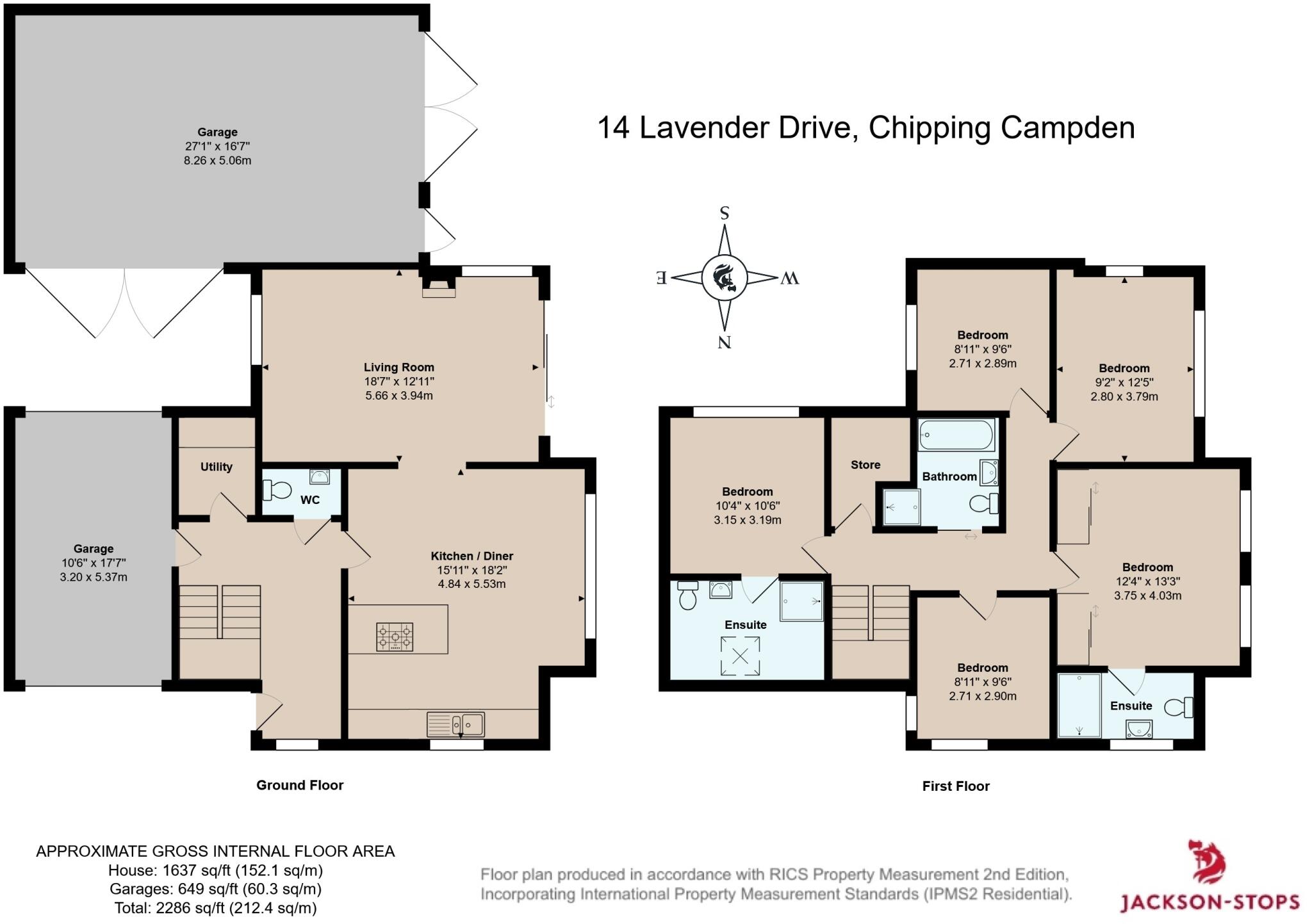 14, Lavender Drive, Chipping Campden, Gloucestershire, GL55 floorplan