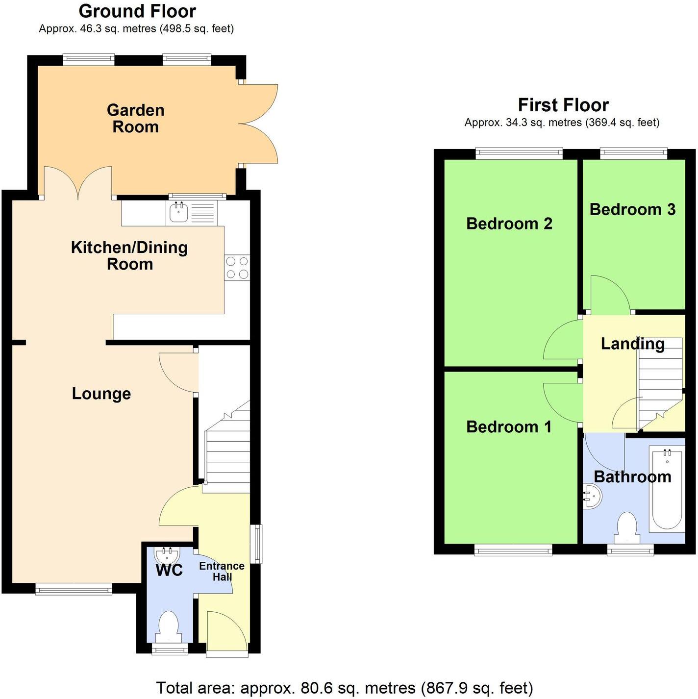 Draycott Way, Chapel St. Leonards, PE24 floorplan
