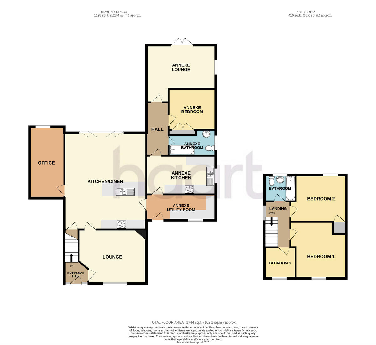 Herne Road, Ramsey St Mary's floorplan