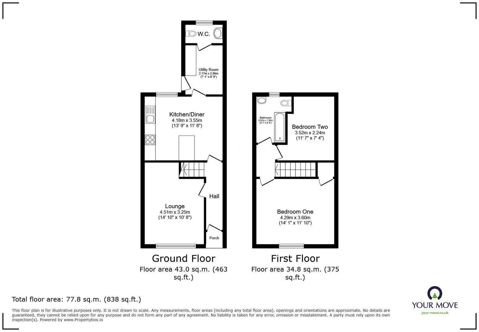 Walkden Road, Worsley, Manchester, Greater Manchester, M28 floorplan
