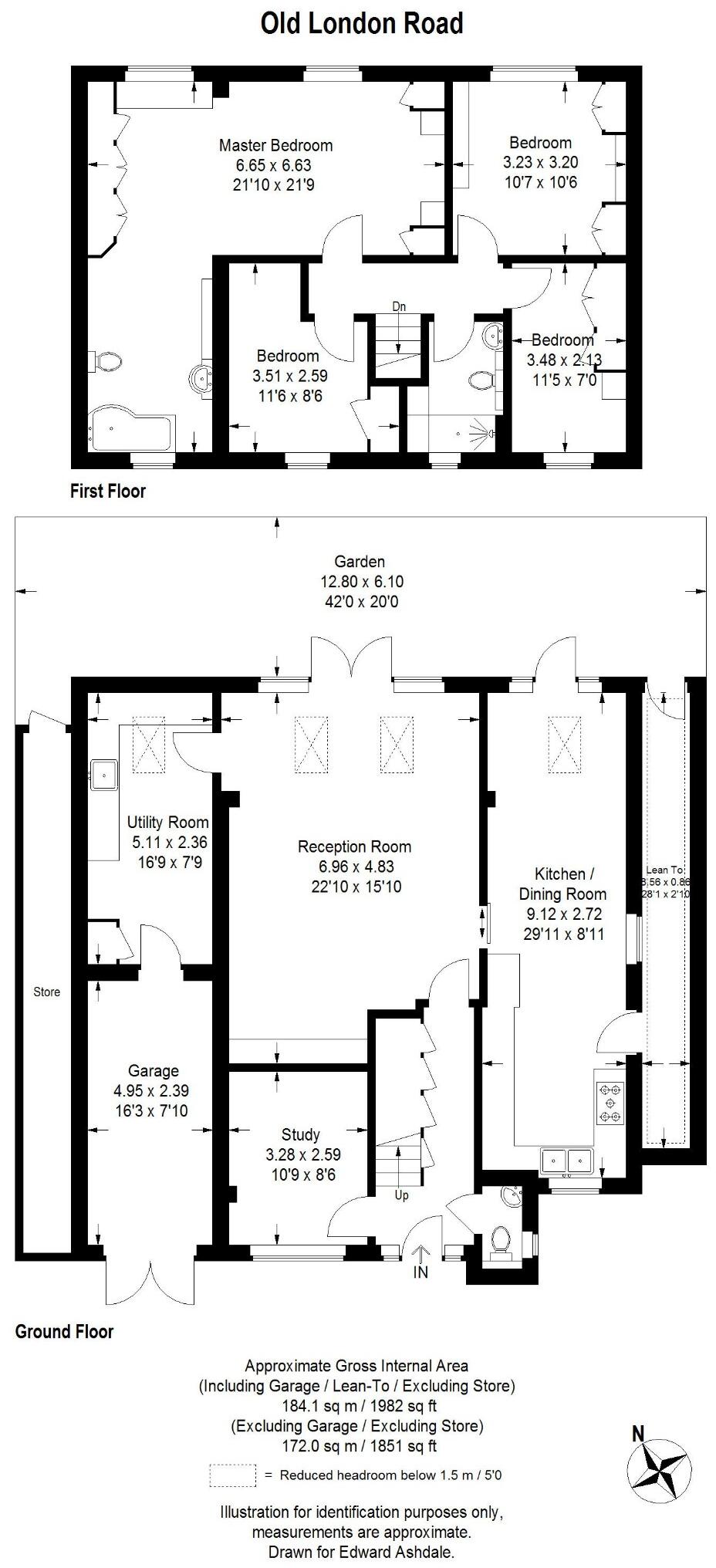 Old London Road, Badgers Mount, Sevenoaks, Kent, TN14 floorplan