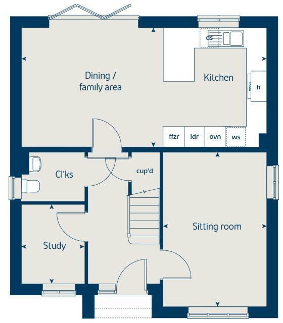 Off Stone Road, 
Stafford,
Staffordshire,
ST16 1GZ floorplan