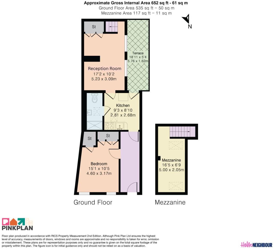 Hereford Road, London, W3 floorplan
