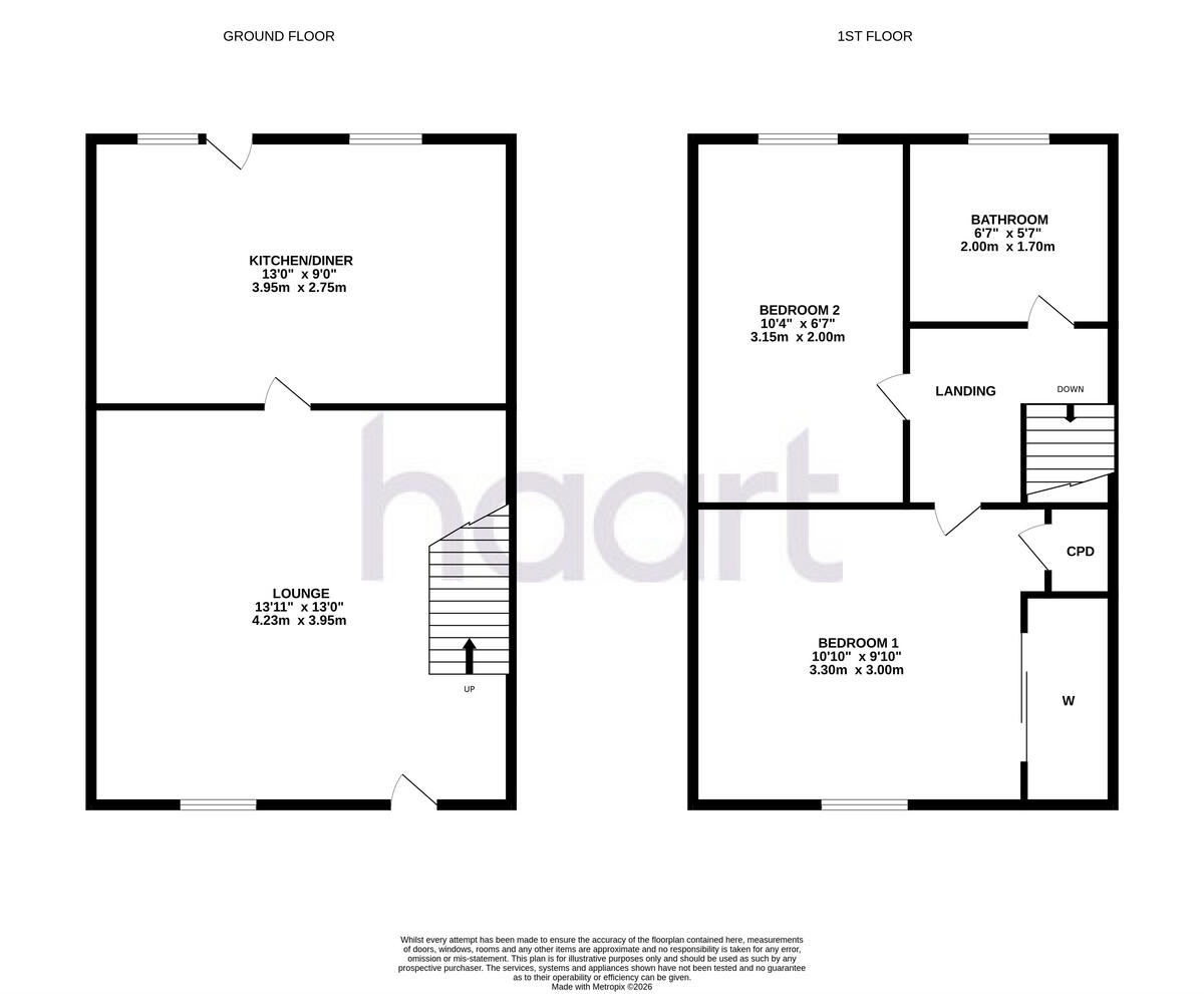 Oak Close, Swadlincote floorplan