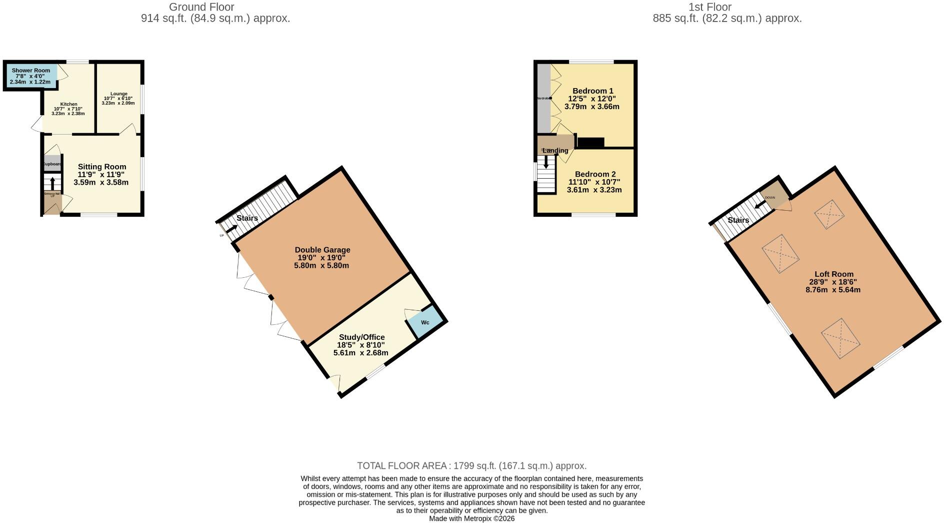 Main Road, Nutbourne floorplan